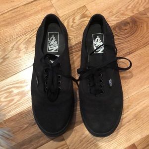 Black Vans *Excellent condition*
